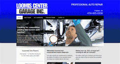Desktop Screenshot of loomiscentergarage.com